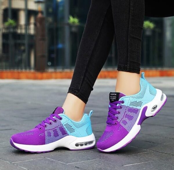 Musabela Orthopedic Sneakers for Women, Ortho Pro The Most Comfortable Orthopedic Shoes,Women's Running Walking Shoes,Mesh Casual Breathable Knit Air Cushion Shoes - Image 4