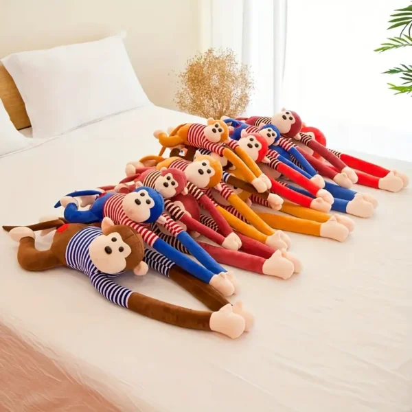 Soft Plush Monkey Dog Toy - Realistic Cartoon Design, Durable Chew & Play Companion for Small to Medium Breeds, Perfect Birthday Gift for Pet Lovers, Dog Boredom Relief | Vibrant Pet Accessory | Durable Dog Toy - Image 2
