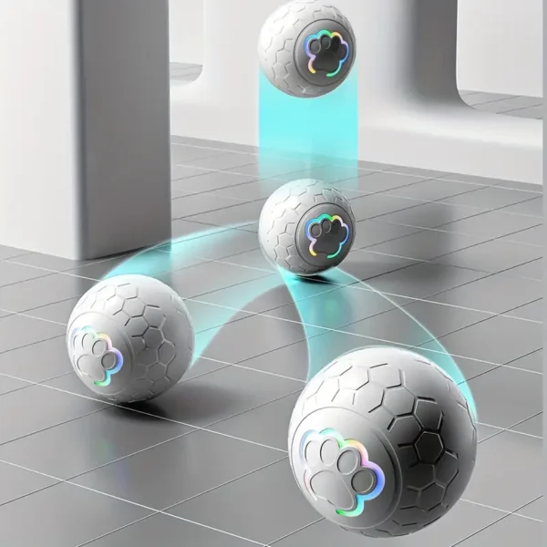 Interactive Smart Pet Ball Toys For Dogs Puppies, Automatic Rolling Ball Electric Dog Bouncy Ball Toy For Endless Fun And Exercise Christmas Gift - Image 4