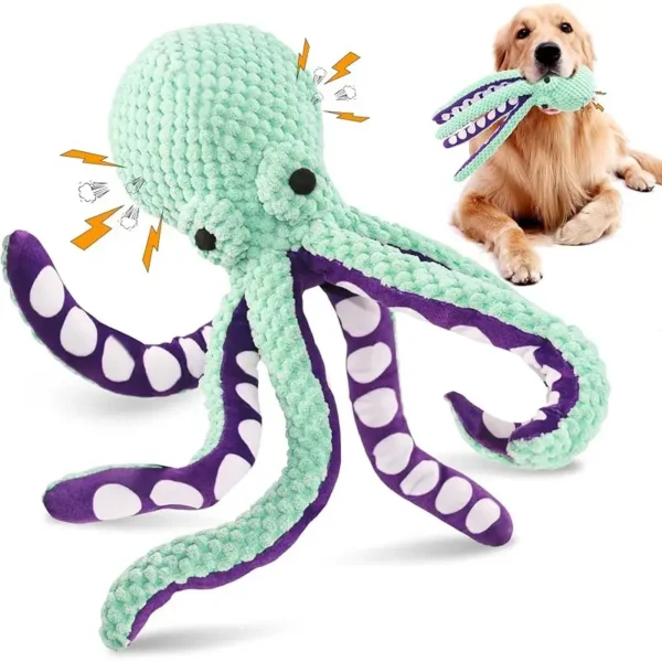Fuufome Big Squeaky Dog Toys - Soft Fabric Plush Toys for Dogs of All Sizes, Perfect for Daily Companionship And Training Rewards