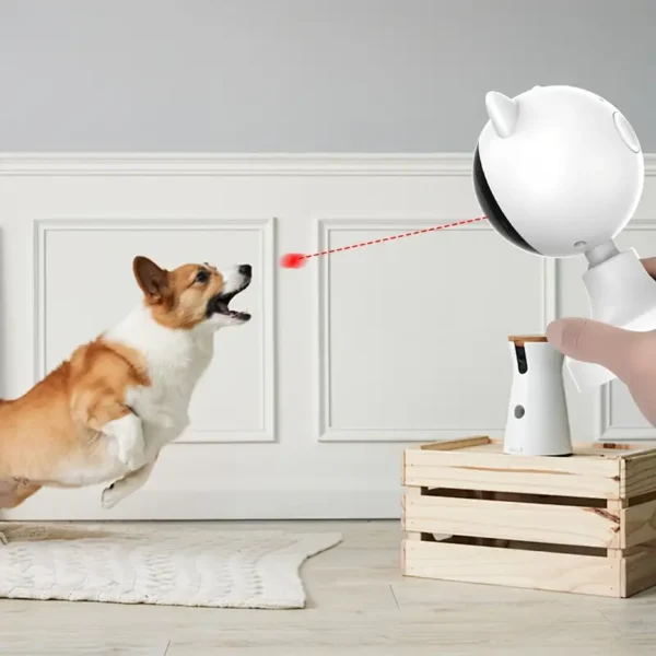 USB Rechargeable Laser Cat Toy - Interactive Red Dot Teaser with Fast & Slow Modes, Automatic Play for Indoor Cats, Silent Operation, 30-Minute Timer, Type-C Charging, Perfect for Hunting Instincts Stimulation, Interactive Cat Toy - Image 5
