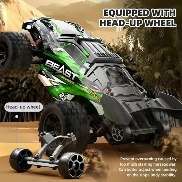 SG118 Remote Control Brushless High-speed Off-road Vehicle, 1:18 Scale Professional Climbing Car Remote Control Four-wheel Drive Toy Car - Image 2