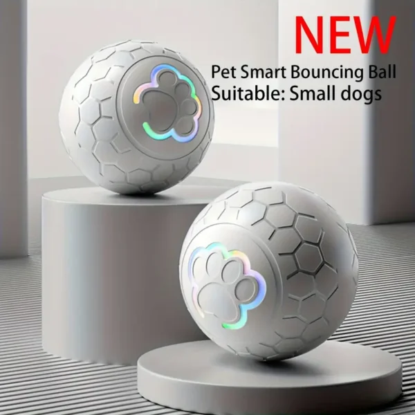 Interactive Pet Toy Ball - Rechargeable, Bite Resistant, Automatic Smart Bouncing Ball Christmas Gift - Image 3
