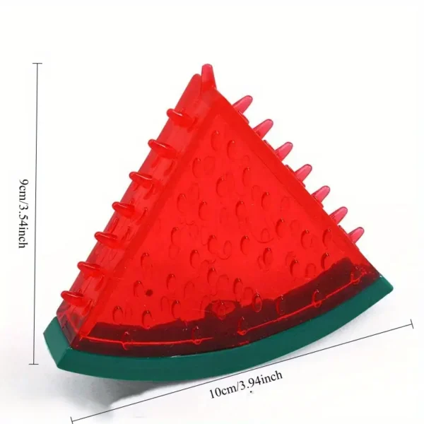 Pet Cooling Chew Toy - Reusable Dog & Cat Teething Toy with Watermelon, Pineapple, Lemon Shapes | Durable Thermoplastic Rubber | Ideal for Summer Playtime