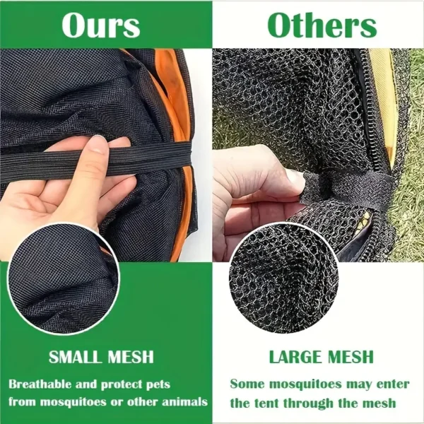 4-in-1 Outdoor Cat Enclosures For Indoor Cats Portable Pop Up Mesh Tents Kitty Playpen Play Tunnels Outside Pet DIY In Multiple Ways Pets Playhouse - Image 2