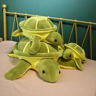 Cat Resting Nest Pillow Turtle Plush Toy Cute Cuddly Pillow Cat Sleeping Companion