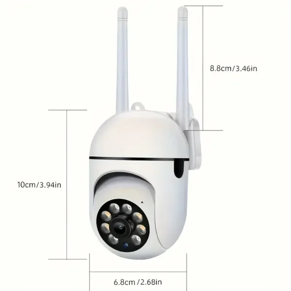 10pcs 1080P Smart Dome Cameras, Equipped With Automatic Tracking, Human Recognition, Pan Tilt Control, Ultra High Definition Night Vision Function, Alarm Reminder, Two-way Communication, Wireless Indoor Monitor, Pet Care, APP Control, Wireless Network Camera, Protecting Your Home/yard/shop - Image 5