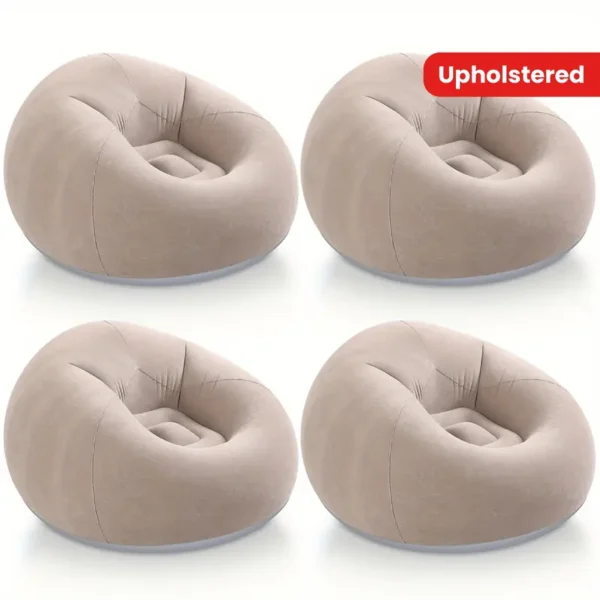Inflatable Bean Bag Chairs Blow Up Chairs Camping Chairs Inflatable Lazy Sofa Folding Portable Inflatable Chair For Living Room Bedroom Reading Room