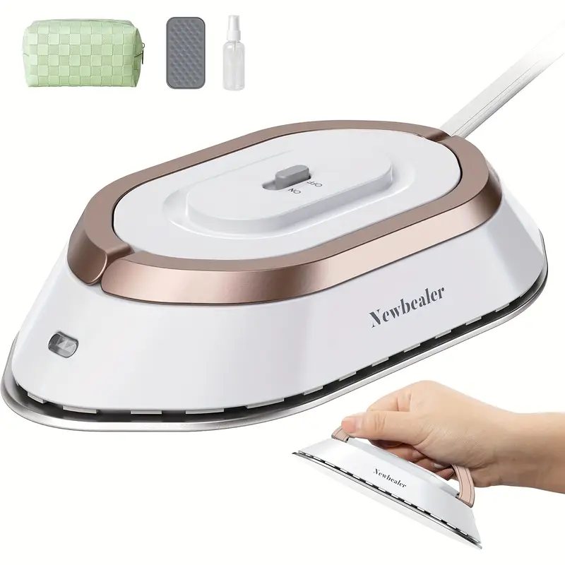 Compact Mini Travel Iron, Travel Iron With Dual Voltage - 120V/220V Mini Dry Iron For Clothes, Fast Heating, Portable Mini Iron, Portable For Home And Travel Use - Image 5