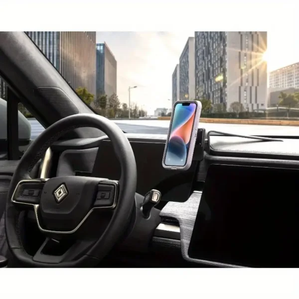 Scosche MagicMount Pro2 Magnetic Car Cell Phone Holder with AMPS Mounting Plate for Scosche ProClip Vehicle Specific Mount Bases Phone Stand Compatible with MagSafe iPhone Samsung Base Required - Image 2