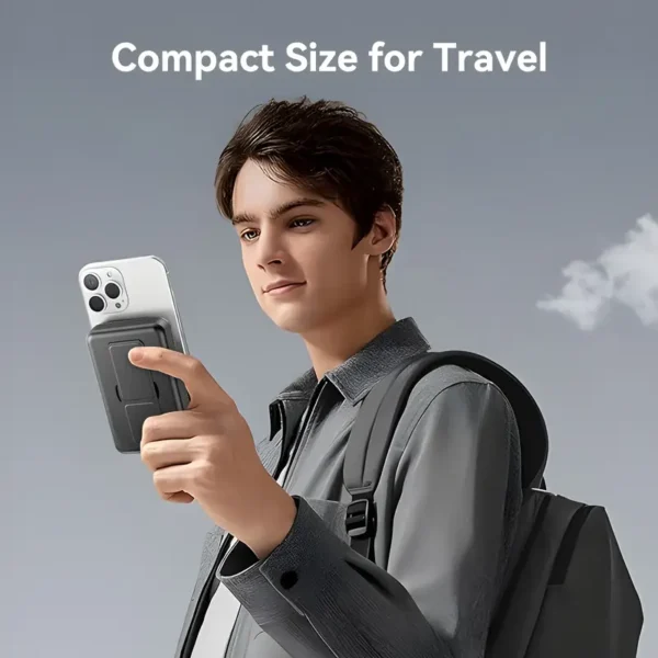 20000mAh Power Bank Portable, 3.7V Battery Pack, Magnetic Power Bank Can Charge Mobile Phones, Portable For Going Out, Equipped With A Charging Cable/led Display Screen/stand, Multiple Devices Can Be Charged Simultaneously, Applicable To All Models - Image 4