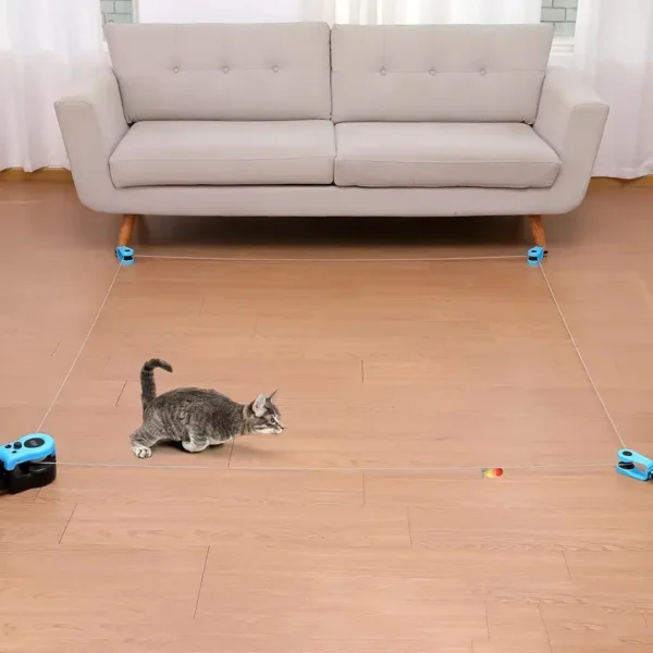 Cat Toys for Indoor Cats Interactive Cat Toy Wheel Exerciser New Cat Treadmill for Indoor Adjustable Speed Simulated Hunting Toy - Image 6