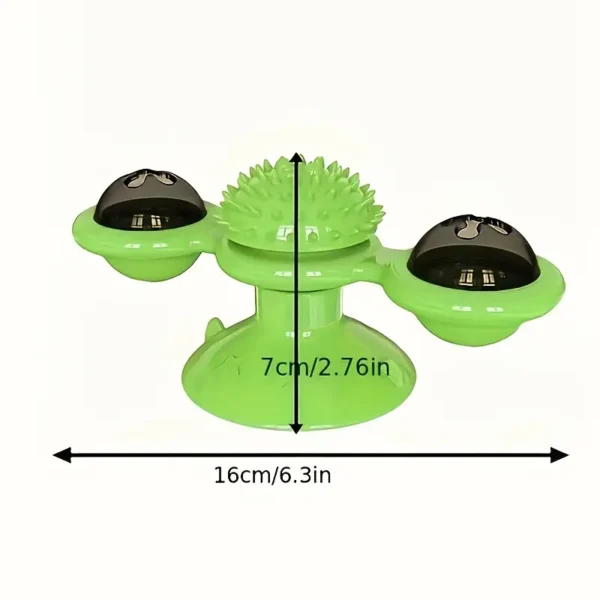 Interactive Windmill Cat Toy - 1pc, Engaging Spinning Design for Playful Cats, Enhances Bonding & Exercise - Image 6
