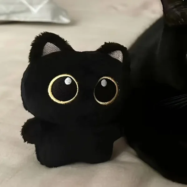 Soft Durable Cartoon Cat Toy - Plush Chew and Play Companion for All Breeds