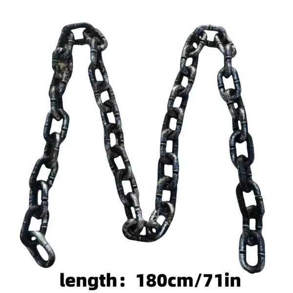 Funny Chain-Linked Dog Toy with Traction Rope - Lightweight PP Material, High Head Retention, Metallic Appearance Rope for Small/Medium Breeds, Durable and Entertaining Pet Play Accessory, Durable Dog Toy|Metallic Appearance Rope|Durable Plastic Rop - Image 2