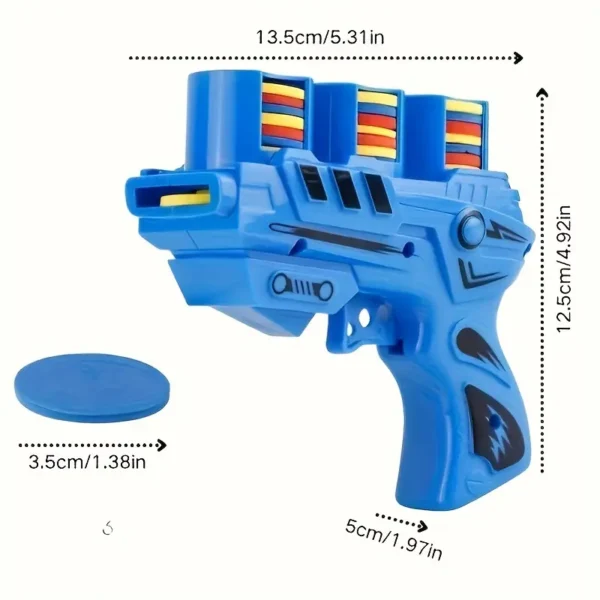 Interactive Cat Launcher Toy - Relax and Have Fun with Colorful Discs, No Batteries Required, Suitable for All Cat Breeds, Plastic Material - Image 4