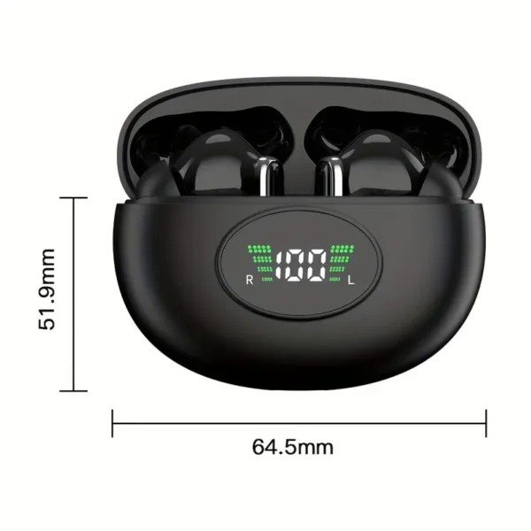 A New Generation Of Popular Wireless Headphones, Wireless Headphones, Type-C Fast Charge Shell, In-ear Headphones, Stereo Wireless In-ear Headphones, Game Business Sports Headphones In-ear Microphone. With Digital Power Display, Sports Listening Music, For IPhone/Android - Image 5