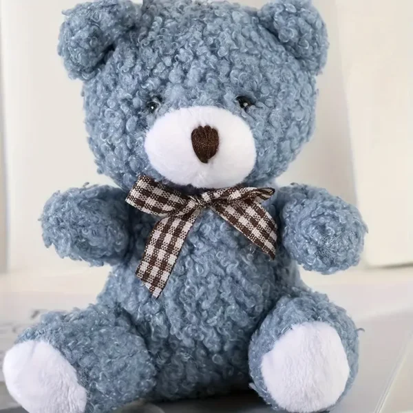 Random Color Cartoon Bear Plush Toy, Soft Fabric Dog Toy for Pet Interaction and Play, Medium Size, Dog Supplies - Image 3