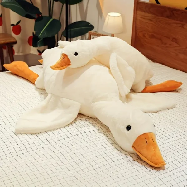 Cute Cartoon Duck & Goose Plush Toy - Soft Pillow for Indoor Pet Companion, Interactive Plaything with Orange Beak & Webbed Feet, Ideal Gift for Pets, Pet Gift|Playful Design|Soft Texture - Image 6