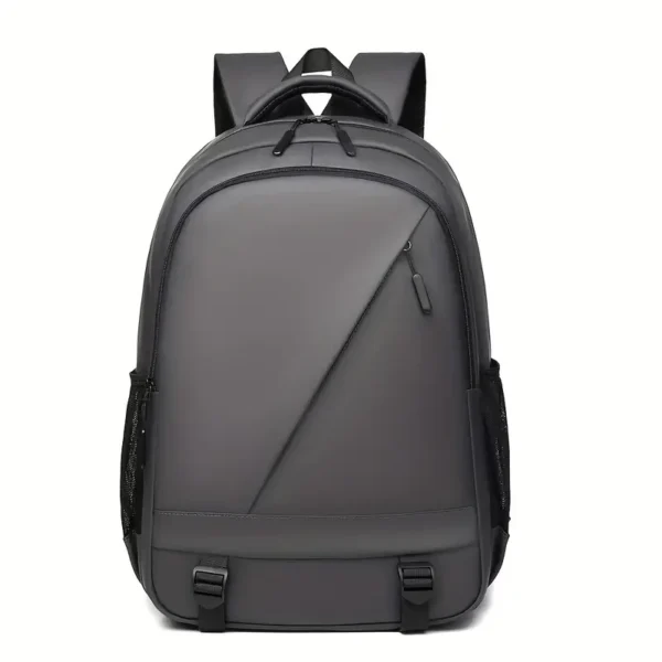 Men's High Quality Large Capacity Backpack - Durable Polyester Sporty Design with Adjustable Straps & Multiple Compartments for School, Commuting, Travel & Outdoor Activities, Travel Backpack - Image 2