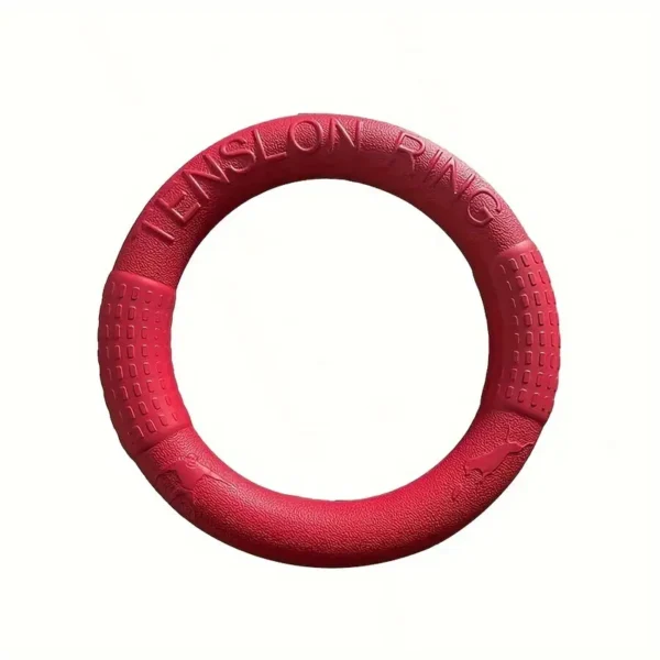 1pc Unbreakable Dog Flying Disc - Interactive & Durable Toy for Training, Tug of War, Chewing, and Water Fun - Perfect Outdoor Playtime for Pawsome Adventures