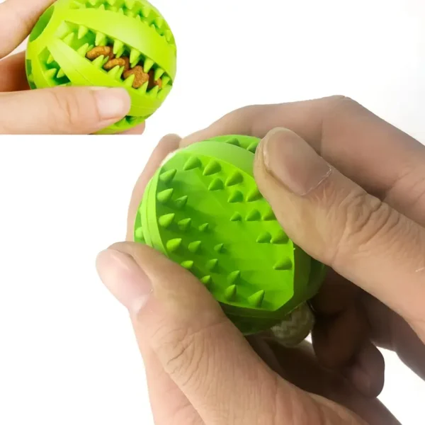 [Durable Chewable Toy Set] Durable Braided Rope Chewable & Teething Toy Set for Dogs | Colorful Squeaky Balls, Perfect for All Breeds and Sizes | Dog Teething Toy, Playful Dog Toy, Durable Dog Toy - Image 2