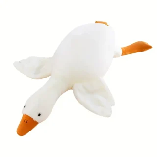 Cute Cartoon Duck & Goose Plush Toy - Soft Pillow for Indoor Pet Companion, Interactive Plaything with Orange Beak & Webbed Feet, Ideal Gift for Pets, Pet Gift|Playful Design|Soft Texture