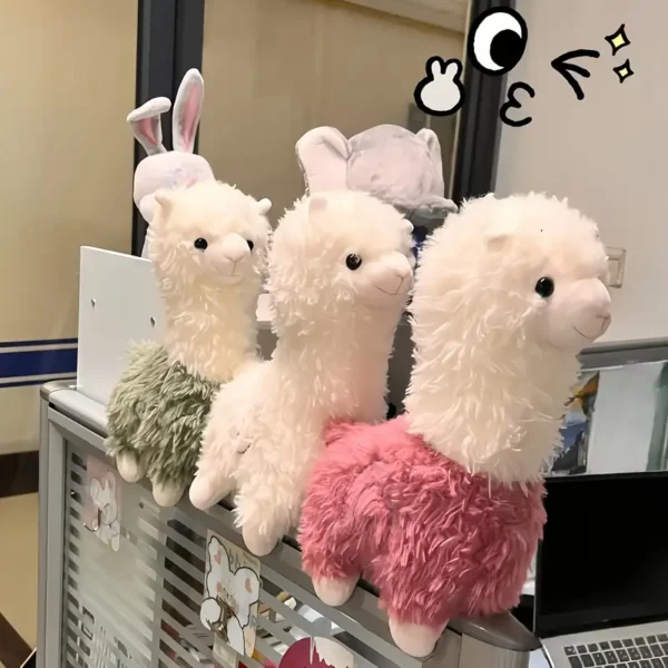 Cute Alpaca Plush Pet Toy - Dog Pet Playmate, Soft Cat Doll for Play
