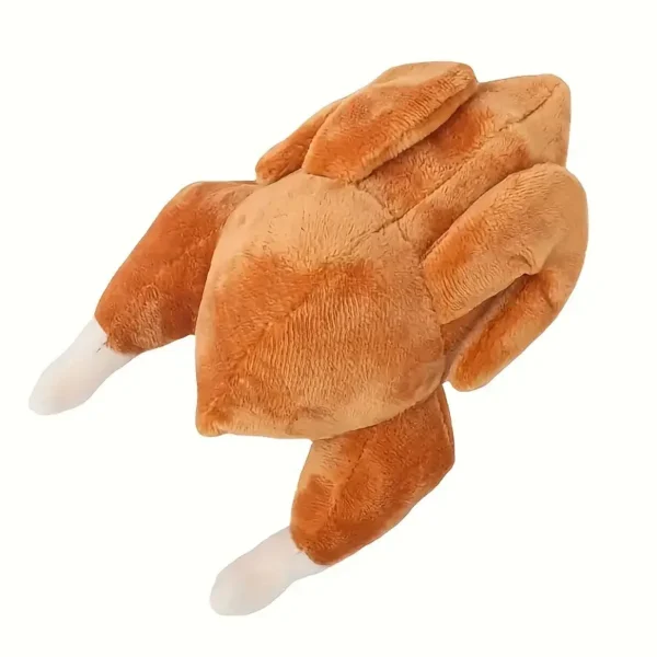 Durable Plush Chicken Dog Toy - Cartoon Design, Ideal for All Breeds - Interactive Chew and Play Pet Accessory - Image 3