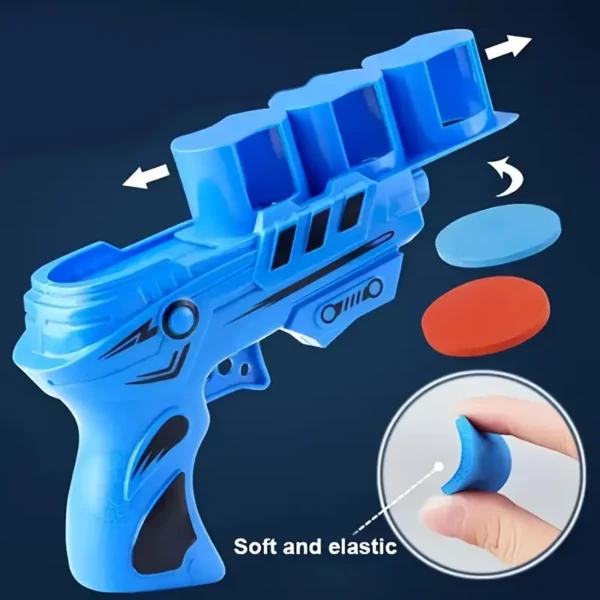 Interactive Cat Launcher Toy - Relax and Have Fun with Colorful Discs, No Batteries Required, Suitable for All Cat Breeds, Plastic Material - Image 3