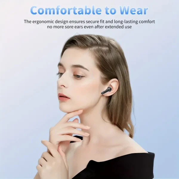 A New Generation Of Popular Wireless Headphones, Wireless Headphones, Type-C Fast Charge Shell, In-ear Headphones, Stereo Wireless In-ear Headphones, Game Business Sports Headphones In-ear Microphone. With Digital Power Display, Sports Listening Music, For IPhone/Android - Image 2