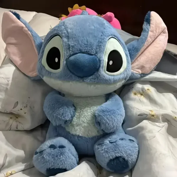 Stitch Plush Toy - Cute, Blue, Pink & Purple Polyester Stuffed Animal, Medium Breed Recommendation, Ideal for Adult Birthday, Christmas & Easter Decor, Perfect for Bedtime, Plush Dog To
