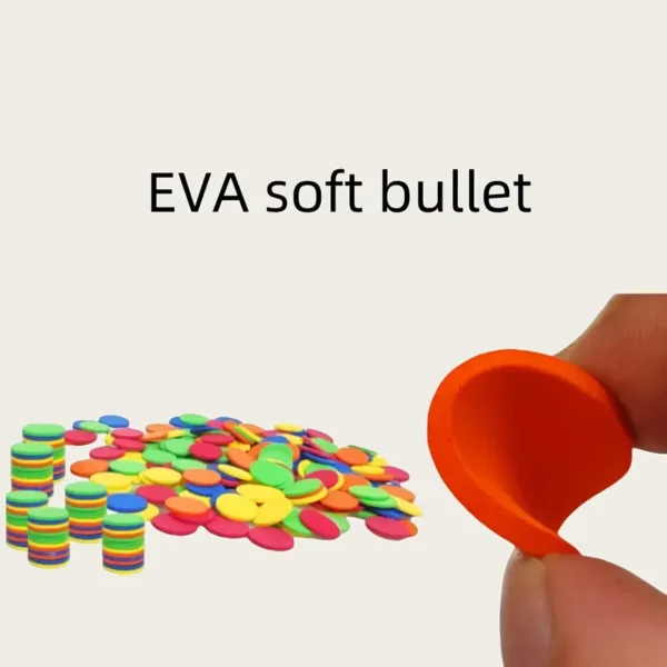 Toy foam ammunition -60pcs/100pcs/300pcs/1000pcs color foam transmitter filler - EVA material - disc, hand-held foam disc transmitter filler! - Image 6