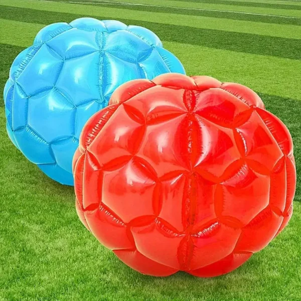 2 Pack Sumo Balls - Inflatable Bubble House Toys for Adults, 91.44cm Red & Blue, Fun Outdoor Yard Game for Active Play and Summer Fun, Festive Colors | Easy Inflation Toy, Bubble House Inflatable - Image 4
