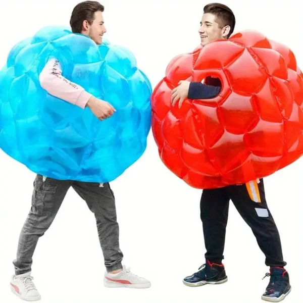 2 Pack Sumo Balls - Inflatable Bubble House Toys for Adults, 91.44cm Red & Blue, Fun Outdoor Yard Game for Active Play and Summer Fun, Festive Colors | Easy Inflation Toy, Bubble House Inflatable - Image 2