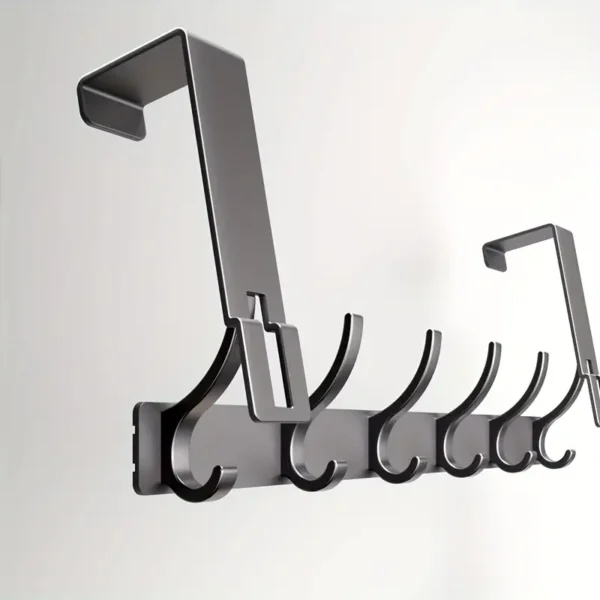 Over Door Hook, Coat Rack, Door Jacket, Coat Hook, Door No Drilling Coat for Kitchen, Bathroom, Hallway and Bedroom - Image 5