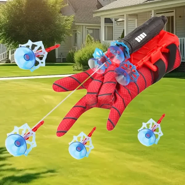 1 Set Spider Web Launcher Glove Set, Creative Plastic Toy for Kids, Perfect for Birthday, Christmas, Thanksgiving Gifts, Fun Outdoor Play