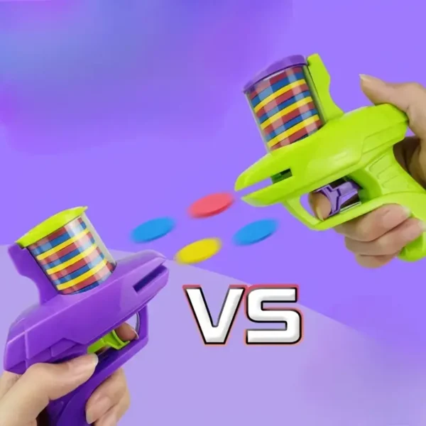 The 16pcs launcher toy set includes 15 randomly colored soft bullets, a novel toy suitable for Youngsters to play with. It is a Youngsters's Day gift, a birthday gift, and a Youngsters's party gift purple - Image 5