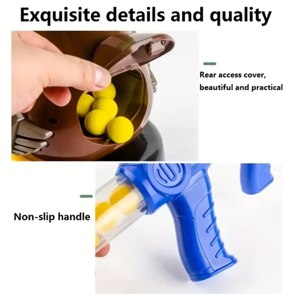 Flying Ducks Toy Set with Air-Powered Soft Bullets - Interactive Parent-Child Shooting Game, Mixed Colors, Durable Plastic & Rubber Materials, Fun Gift for Youngsters, Outdoor Playtime | Vibrant Playset | Interactive Game, Duck Decoration - Image 5