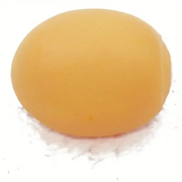 Realistic Squeaky Egg Toy for Dogs & Cats - TPR Chewable Interactive Training Treat, Non-Battery, Sound Emitting Device, Medium Breed Pet Supplies, Dog Training Toy | Squeaky Toy | Durable Pet Toy, Dog Toy - Image 4