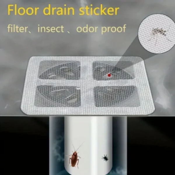 50pcs Hair Catcher Drain Stickers: Prevent Hair, Shower Drain Clogger, Easy to Use, No Power Required - Image 4