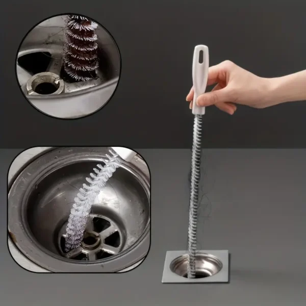 1 drain blockage unclogger, hair catcher shower drain unclogger, kitchen and bathroom bathtub sink unclogger - Image 5
