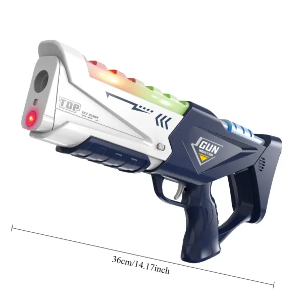 Sound and Light Sensing Gun Set with 2 Guns, Digital LED Score Display Vest - Fun for Teens and Adults, Birthday Gift Toy - Image 5