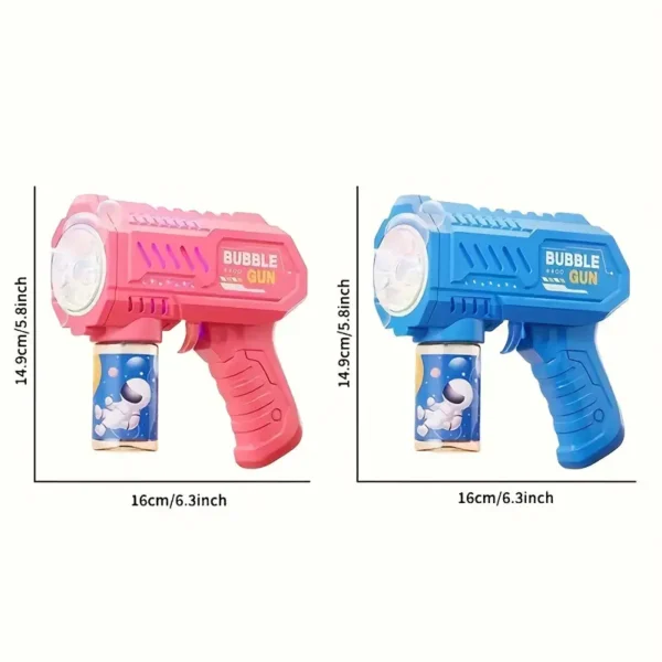 Electric Bubble Blaster Toy - Perfect for Weddings, Birthdays & Holiday Parties - Colorful Plastic Bubble Gun, Ideal Christmas, New Year's Gift (Batteries & Liquid Not Included) - Image 2