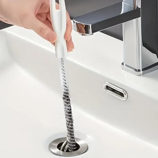 1 drain blockage unclogger, hair catcher shower drain unclogger, kitchen and bathroom bathtub sink unclogger - Image 6