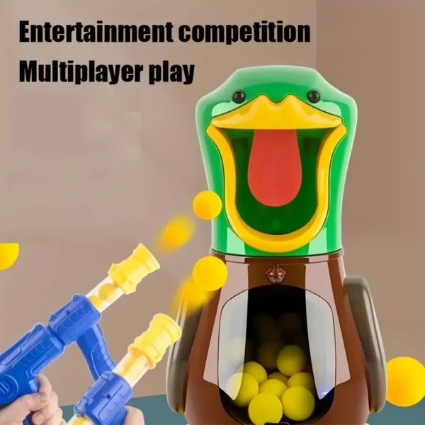 Flying Ducks Toy Set with Air-Powered Soft Bullets - Interactive Parent-Child Shooting Game, Mixed Colors, Durable Plastic & Rubber Materials, Fun Gift for Youngsters, Outdoor Playtime | Vibrant Playset | Interactive Game, Duck Decoration - Image 6