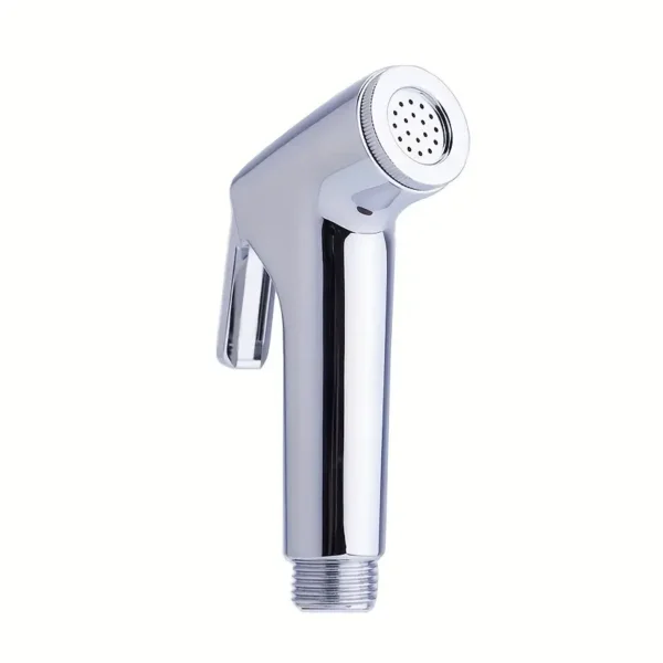 1pc ABS Handheld Modern Bathroom Toilet Bidet Sprayer Set with Enhanced Pressure Spray Head, Stainless Steel Hose, Wall Mount Holder Bracket and Installation Accessories